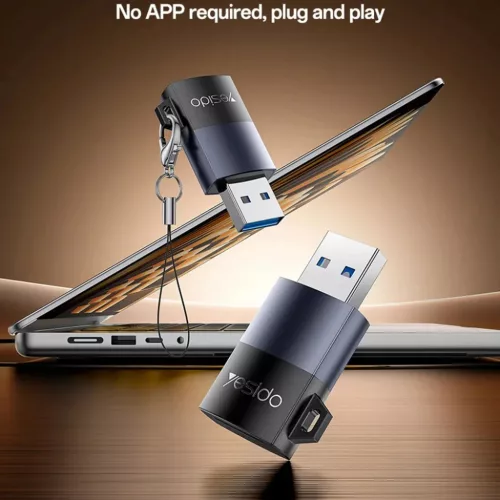 Yesido - Kártyaolvasó (GS36) - USB, Gyors, Alumínium ötvözet, 1TB-6942314411315 3 kép