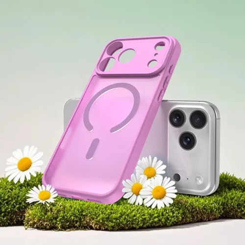 iPhone 17 Pro Max Pink Techsuit HaloFrost II MagSafe tok-5949419325784 5 kép