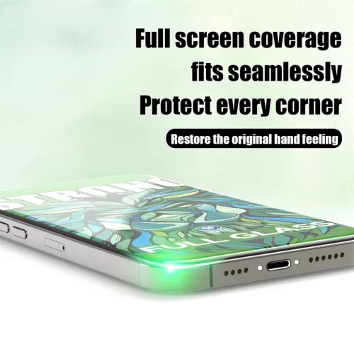 iPhone 16 Pro / iPhone 17 Fekete Lito - D+ Max Strong üvegfólia-5949419325265 6 kép