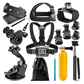    GoPro Action Camera Fekete Techsuit - Accessory Kit CamQuest 15in1 (SA15)