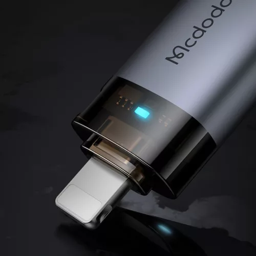 OT-7390 Mcdodo OTG Adapter - USB to Lightning, Alumínium Ötvözet, T-6921002673907 6 kép