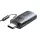 OTG Adapter 2in1 Mcdodo (OT-7600) - USB to USB-C, Beépített Kártyaolvasó, Töltés & Adatátvitel, 5 Gbps, Kék Fény, Nyakpánt - Fekete