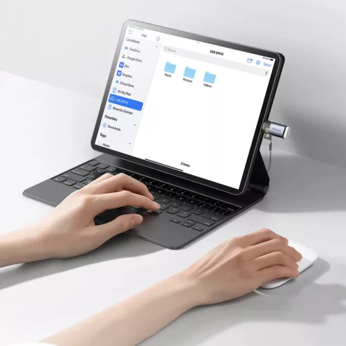 OTG Adapter 2in1 Mcdodo (OT-7600) - USB to USB-C, Beépített Kártyao-6921002676007 7 kép
