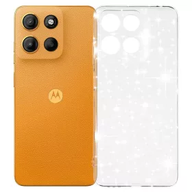   Motorola Moto G15 / G15 Power Techsuit SparkleSkin Series - Átlátszó tok