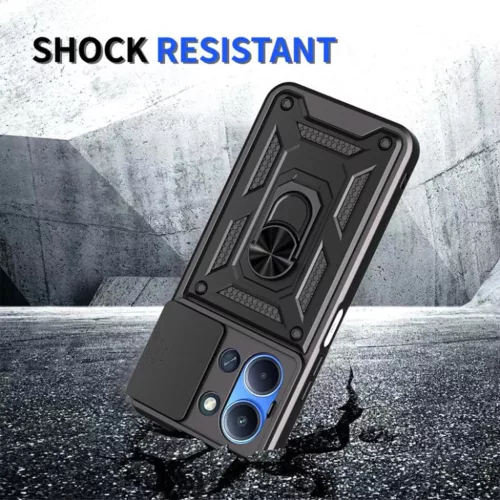Xiaomi Redmi 15C 4G/Poco C85 4G Techsuit CamShield Series - Fekete tok-5949419327146 6 kép