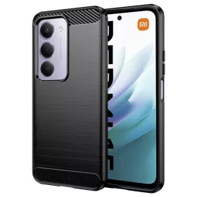 Xiaomi Redmi 15 4G Fekete Techsuit - Carbon Silicone tok