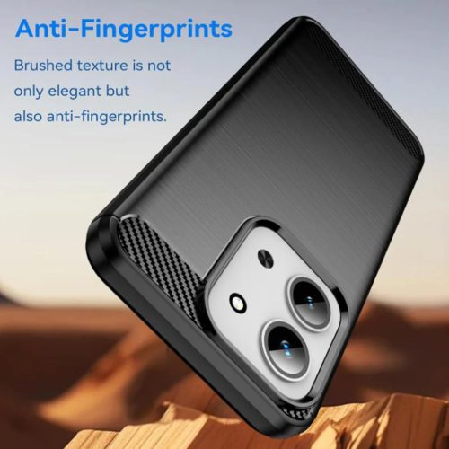 Xiaomi Redmi 15C 4G Techsuit - Carbon Silicone - Black tok-5949419332522 5 kép