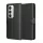 Xiaomi Redmi 15 4G / Redmi 15 5G Fekete Techsuit Leather Folio tok