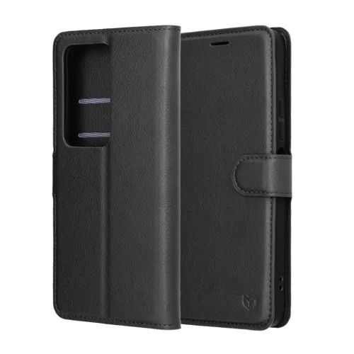 Xiaomi Redmi 15 4G / Redmi 15 5G Fekete Techsuit Leather Folio tok-5949419332416 6 kép