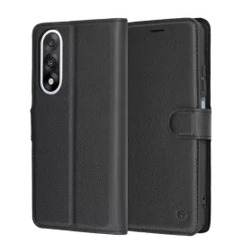 OnePlus Nord 5 Fekete Techsuit - Leather Folio tok