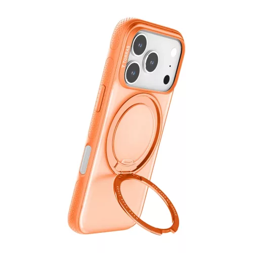 iPhone 17 Pro Max - Torras Ostand R Fitness Series - Narancs tok-6938075662493 4 kép
