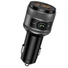 FM Transmitter Techsuit VoltTune (MFM1) - Dual-USB, QC3.0, MP3 Lejátszó Funkció, Bluetooth - Fekete