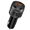 FM Transmitter Techsuit VoltTune (MFM1) - Dual-USB, QC3.0, MP3 Lejáts-5949419332577 3 kép