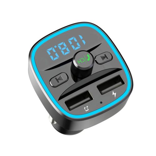 FM Transmitter JamLink Techsuit (MFM2) - Dual USB, SD kártya, Kék ha-5949419332560 3 kép