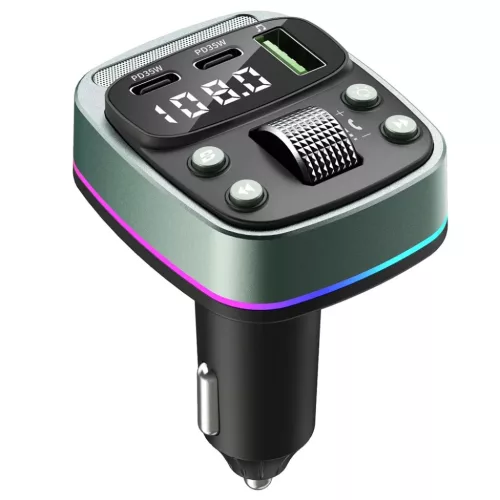 FM Transmitter Techsuit EchoDrive (MFM3) - Dual PD35W, Bluetooth V5.4,-5949419332553 2 kép
