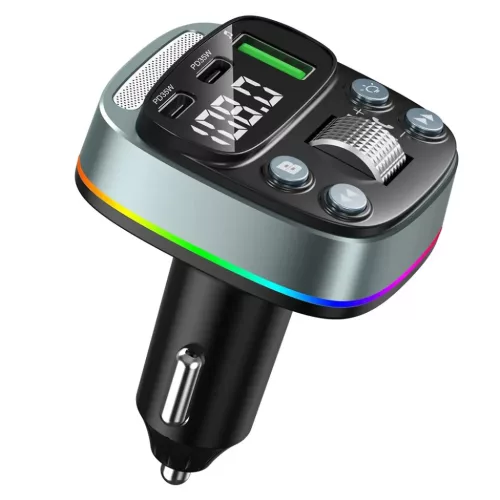 FM Transmitter Techsuit EchoDrive (MFM3) - Dual PD35W, Bluetooth V5.4,-5949419332553 4 kép
