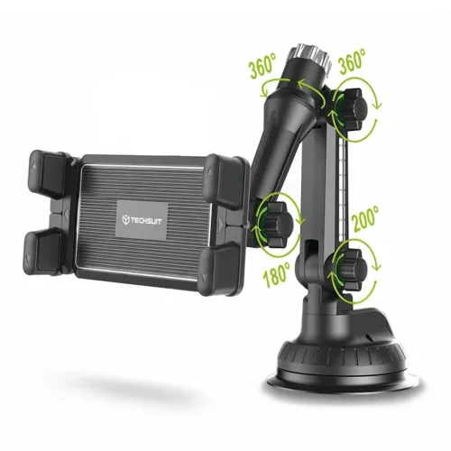 Tablet/Telefon Techsuit Car Holder TabbyX (ST1), Rugalmas, 360°-ban �-5949419333376 2 kép