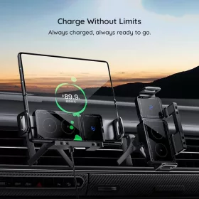 Car Holder Techsuit ModoDock (SW1) vezeték nélküli töltéssel - 36-5949419333352 2 kép