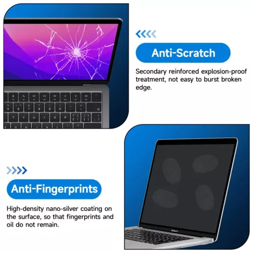 MacBook Pro 13" (2016/2018/2019/2020/2022) Techsuit VisionProX Anti-Bl-5949419333284 4 kép
