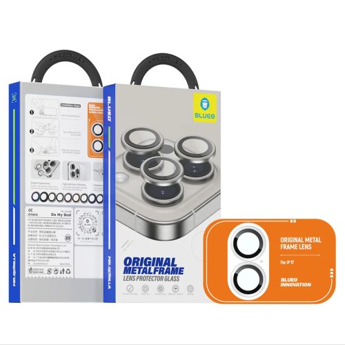iPhone 17 Világoskék Blueo - Original Metal Frame Lens Glass üvegf�-6934663762804 4 kép