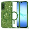 Samsung Galaxy A17 5G Deep Green Techsuit - Luxury Glitter MagSafe tok