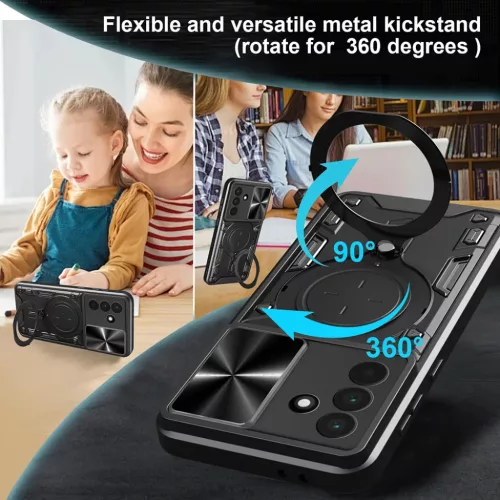 Samsung Galaxy A17 5G Kék Techsuit CamGuard Pro tok-5949419332638 3 kép