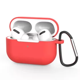 Apple AirPods Pro 3 - Piros Techsuit Szilikon Tok, Sima Ultravékony A-5949419333499 1 kép