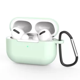   AirPods Pro 3 Techsuit - Szilikontok, Simított Ultravékony Anyag - Mentazöld tok