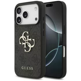 iPhone 17 Pro Max Fekete Guess Hardcase 4G Big Logo (GUHCP17X4GMGGR) t-3666339491512 1 kép