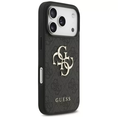 iPhone 17 Pro Max Fekete Guess Hardcase 4G Big Logo (GUHCP17X4GMGGR) t-3666339491512 4 kép