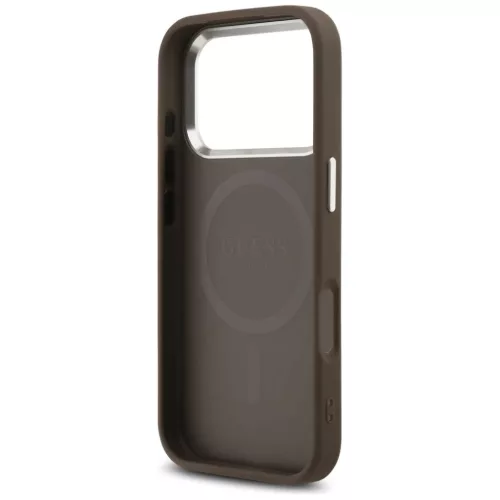 iPhone 17 Pro Max Guess Hardcase 4G Classic Logo MagSafe (GUHMP17XP4GS-3666339518905 4 kép
