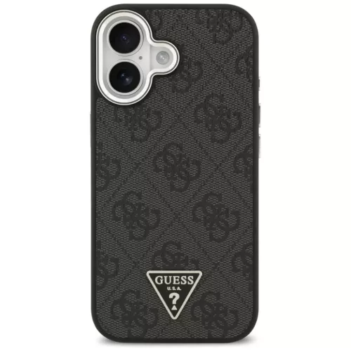 iPhone 17 Fekete Guess - Hardcase 4G Triangle Logo MagSafe (GUHMP17SP4-3666339517434 2 kép