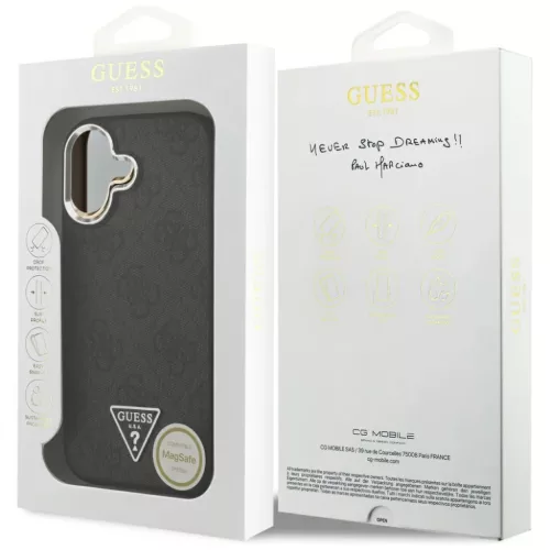 iPhone 17 Fekete Guess - Hardcase 4G Triangle Logo MagSafe (GUHMP17SP4-3666339517434 7 kép