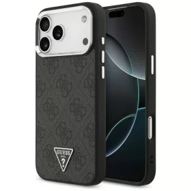   iPhone 17 Pro Max Guess - Hardcase 4G Triangle Logo MagSafe (GUHMP17XP4TSRCMK) - Fekete tok