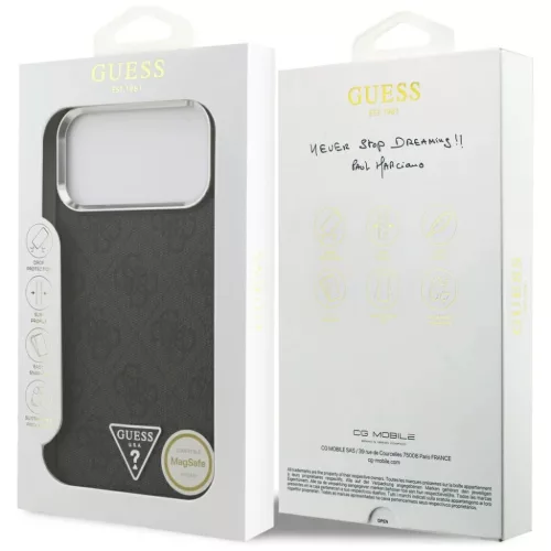 iPhone 17 Pro Max Guess - Hardcase 4G Triangle Logo MagSafe (GUHMP17XP-3666339517465 7 kép