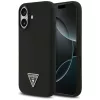 iPhone 17 Fekete Guess - Silicone Triangle Logo MagSafe (GUHMP17SSCTRLMK) tok