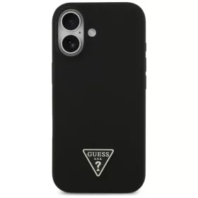iPhone 17 Fekete Guess - Silicone Triangle Logo MagSafe (GUHMP17SSCTRL-3666339517113 2 kép