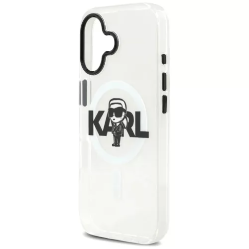 iPhone 17 - Karl Lagerfeld IML MagSafe Sketch Logo (KLHMP17SHGKIGKBT) -3666339504557 5 kép