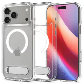   iPhone 17 Pro Max Clear/White Spigen Ultra Hybrid S MagSafe tok