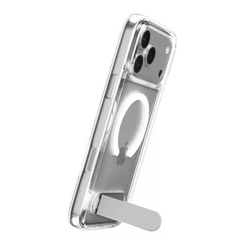 iPhone 17 Pro Max Clear/White Spigen Ultra Hybrid S MagSafe tok-8800283310221 4 kép