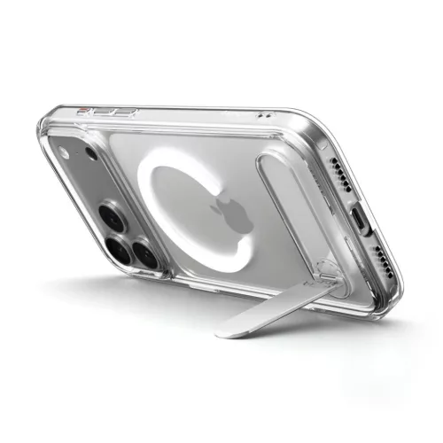 iPhone 17 Pro Max Clear/White Spigen Ultra Hybrid S MagSafe tok-8800283310221 6 kép
