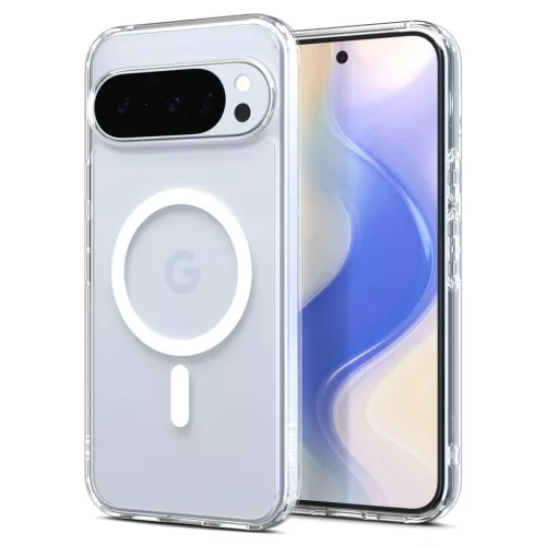 Google Pixel 10 Pro XL Spigen - Ultra Hybrid MagSafe - Átlátszó/Feh-8800283307863 2 kép