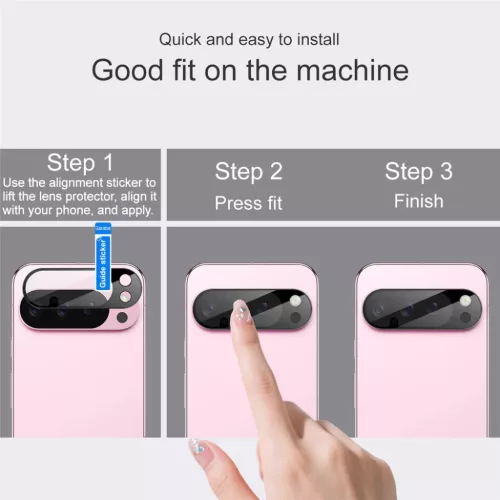 Google Pixel 10 Pro Fekete Techsuit - Teljes Kameravédő Üveg üvegf-5949419334953 5 kép