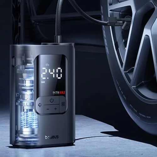 Baseus GoTrip VA1 Super Mini Autó Kompresszor - Vezeték nélküli, K-6932172696078 5 kép