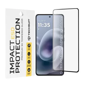   Motorola Moto G86 / G86 Power Techsuit - ESD Glass - Fekete üvegfólia