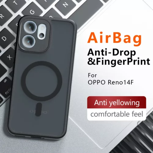 Oppo Reno14 F Frosted Black Techsuit PureFrost MagSafe tok-5949419333932 6 kép