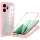 Oppo Reno14 F Rózsaszín Techsuit - ColorVerse 360 Series + Képernyővédő tok