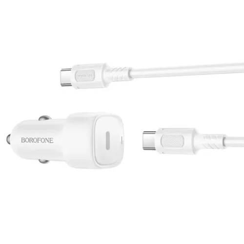 Borofone Autós Töltő Cloud (BZ34A) Type-C kábellel, Egyszeres Type-6941991122361 2 kép