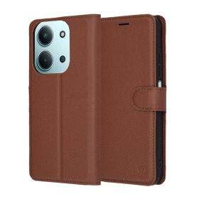   Xiaomi Redmi 15C 4G / Redmi 15C 5G Barna Techsuit Leather Folio tok