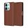 Xiaomi Redmi 15C 4G / Redmi 15C 5G Barna Techsuit Leather Folio tok